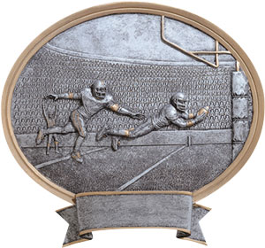 56500GS,54500GS Legend Oval Football Plaques